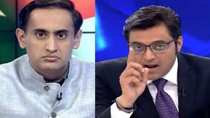 राहुल कंवल और अर्नब गोस्वामी