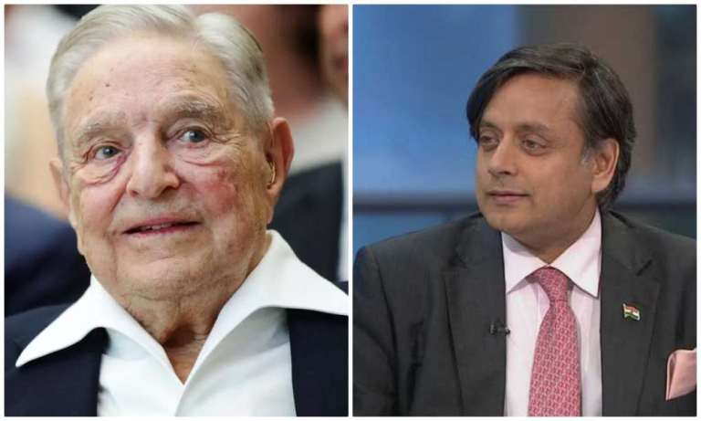 राष्ट्रवाद के ‘दुश्मन’ जॉर्ज सोरोस से शशि थरूर की मुलाकात वाला ट्वीट फिर से वायरल, जताने लगे हाथरस पर चिंता