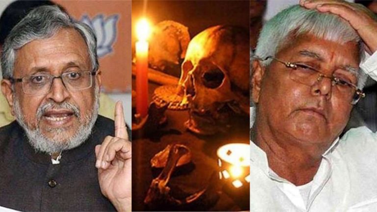 लालू यादव के 3 बकरों की बलि, मुझे मारने के लिए कराई थी तांत्रिक पूजा: सुशील मोदी
