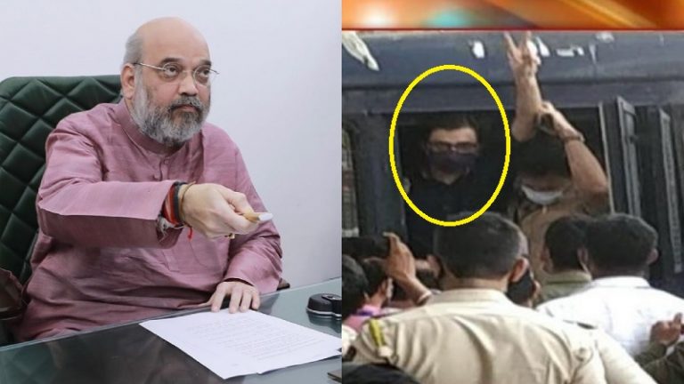 ‘कॉन्ग्रेस और उसके साथियों ने लोकतंत्र को शर्मसार किया, चौथे स्तम्भ पर हमला’: अर्णब पर कार्रवाई पर अमित शाह