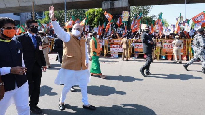 अमित शाह, चेन्नई, AIADMK