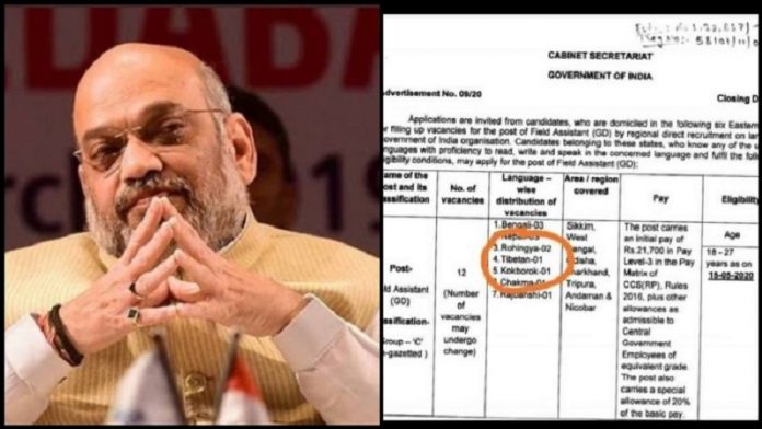भारत सरकार, रॉ, रोहिंग्या