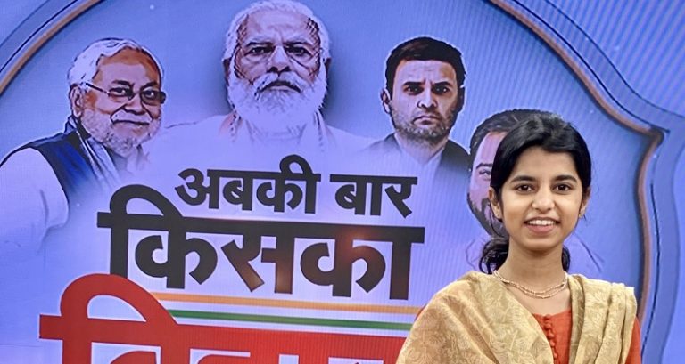 ‘बिहार में ई बा’ के बाद मैथिली ठाकुर ने पूछा- किसकी सरकार?