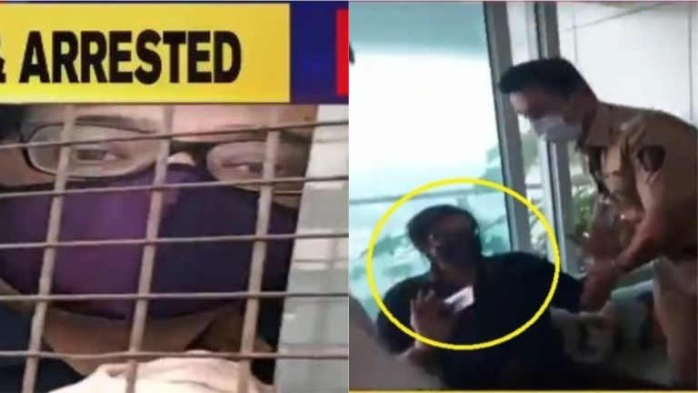 ‘इन्होंने मेरे बेटे को मारा’ – मुंबई पुलिस की वैन से अर्णब ने सुनाई आपबीती, प्रकाश जावड़ेकर ने कहा – ‘आपातकाल की याद’