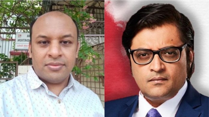 अर्णब गोस्वामी प्रतीक सिन्हा
