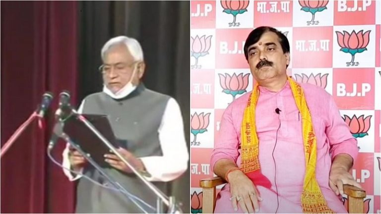 नीतीश कुमार ने 7वीं बार सीएम पद की शपथ ली, धर्मांतरण पर सख्ती का वादा करने वाले जीवेश मिश्र भी मंत्री बने