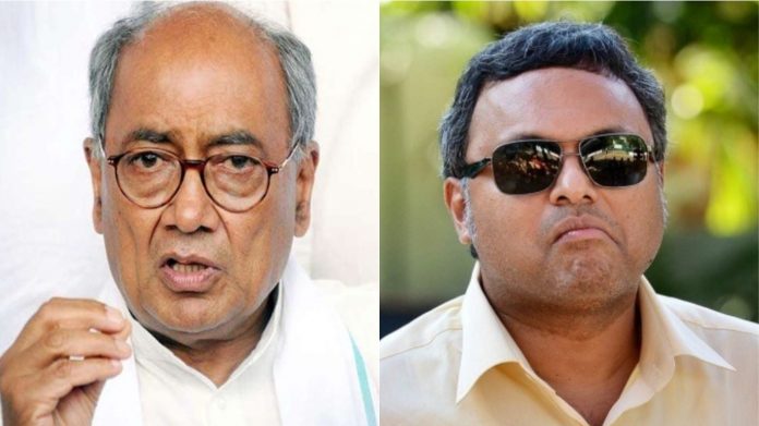 दिग्विजय सिंह और कार्ति चिदंबरम