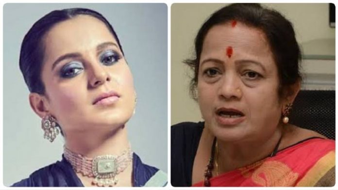 अभिनेत्री कंगना रनौत और मुंबई मेयर किशोरी पेडनेकर