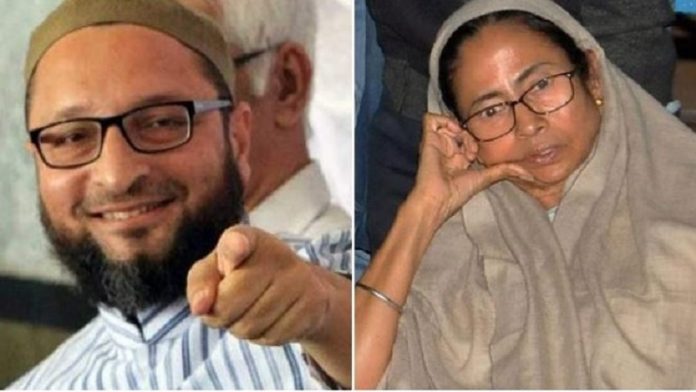 ओवैसी ममता बंगाल