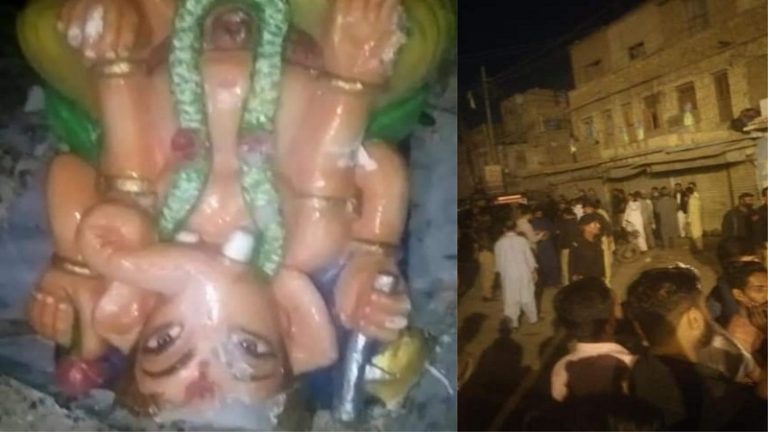 प्राचीन हिंदू मंदिर को किया ध्वस्त, देवी-देवताओं को निकाल बाहर फेंका: 20 दिन में पाकिस्तान में ऐसी तीसरी घटना