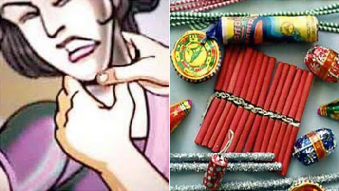पटाखे फोड़ने की बात पर राशिद ने की मीना देवी की हत्या