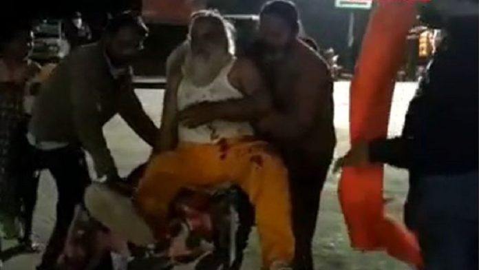 प्रियशरण महाराज, हमला, महाराष्ट्र