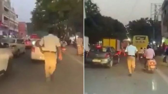 हैदराबाद ट्रैफिक पुलिस, वीडियो वायरल
