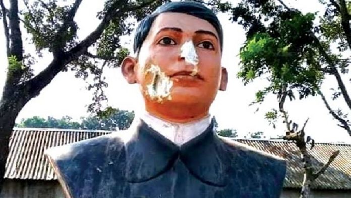 बाघा जतिन प्रतिमा, बांग्लादेश, तोड़फोड़