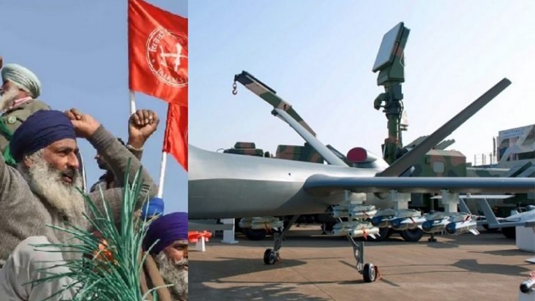 ‘किसान आंदोलन’ के बीच एक्टिव हुआ Pak, पंजाब के रास्ते आतंकी हमले के लिए चीन ने ISI को दिए ड्रोन्स’: ख़ुफ़िया रिपोर्ट