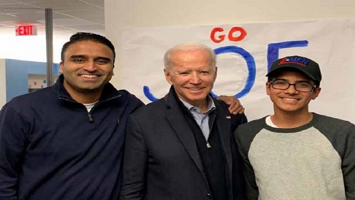 अमेरिकी राष्ट्रपति जो बाइडन, भारतीय मूल के माजू वर्गीज