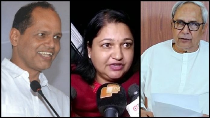 प्रदीप पाणिग्रही, पत्नी सुजाता और सीएम नवीन पटनायक