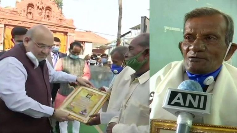 खुदीराम बोस के गाँव पहुँचे अमित शाह, परिजनों ने कहा- इतना सम्मान कभी नहीं मिला