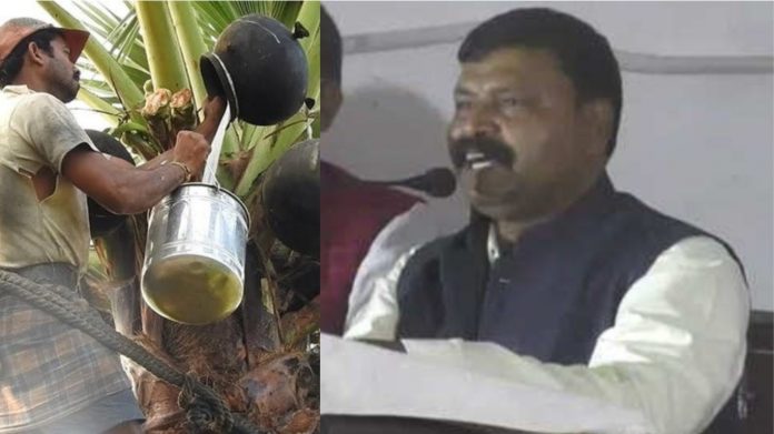 बसपा भीम राजभर ताड़ी