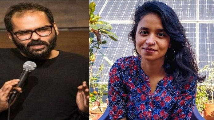 कॉमेडियन कुणाल कामरा और कॉमिक आर्टिस्ट रचिता तनेजा