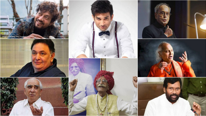 2020 निधन