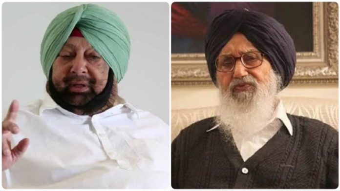 कैप्टन अमरिंदर सिंह -प्रकाश सिंह बादल