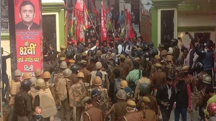 अखिलेश किसान आंदोलन