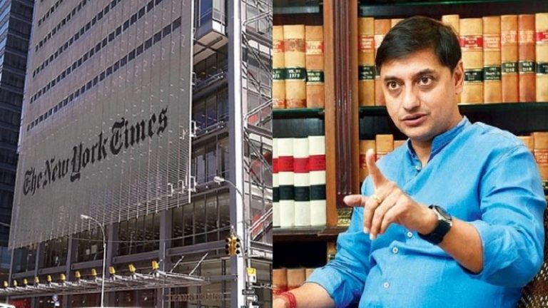 ‘न्यूयॉर्क टाइम्स का फर्जीवाड़ा’: श्रमिक ट्रेन को ‘वायरस ट्रेन’ साबित करने के लिए संजीव सान्याल के 40 मिनट के इंटरव्यू को केवल 2 शब्दों में समेटा
