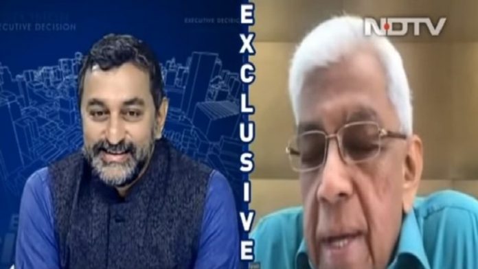 एनडीटीवी पत्रकार श्रीनिवासन जैन और एचडीएफसी प्रमुख दीपक पारेख