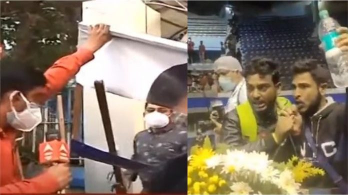 बंगाल में मजदूरों का विरोध