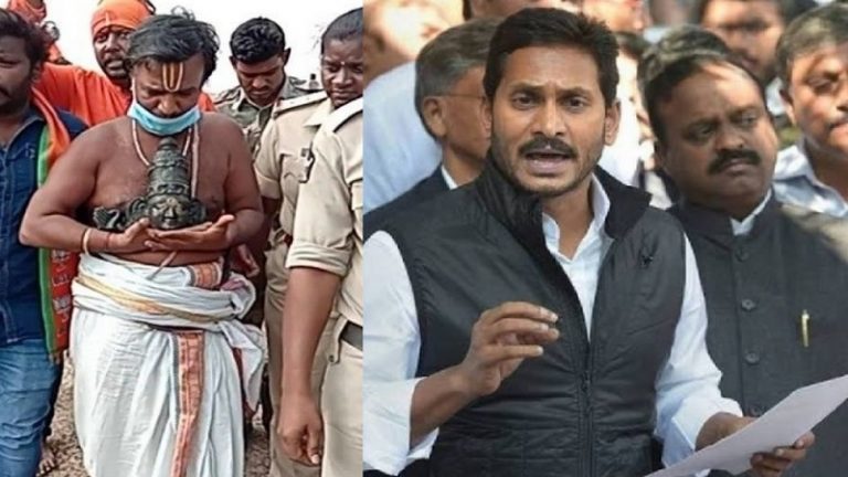 आंध्र प्रदेश में मंदिरों पर हमलों की जाँच के लिए SIT: CM जगन ने 9 मंदिरों की रखी आधारशिला, 8 का भूमि पूजन