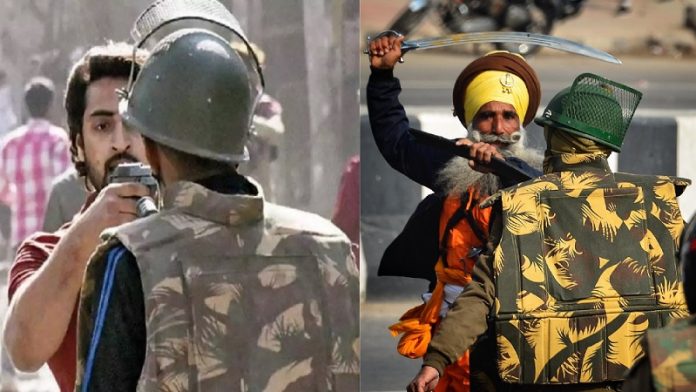दिल्ली दंगों, किसान आंदोलन