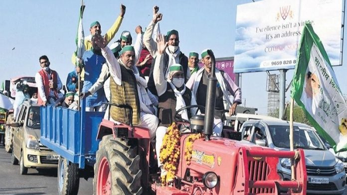 किसान ट्रैक्टर रैली