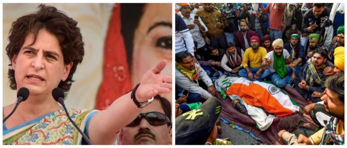 प्रियंका गाँधी/ मृतक नवरीत