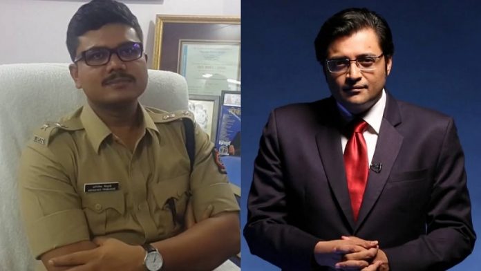 अर्णब गोस्वामी, DCP मुंबई, ट्विटर