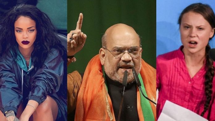 रिहाना/ अमित शाह/ ग्रेटा थनबर्ग