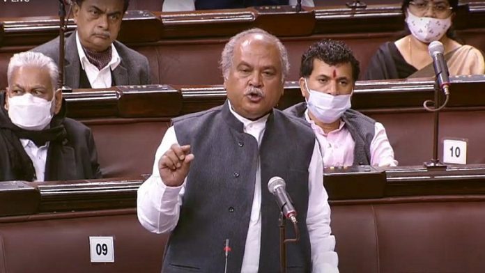 कृषि मंत्री नरेंद्र सिंह तोमर