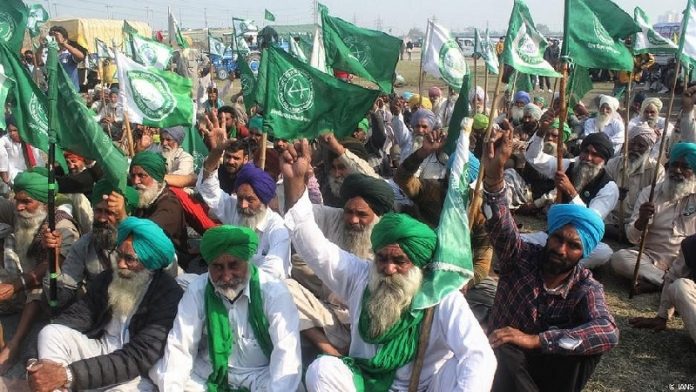 किसानों, दिल्ली सीमा, कम