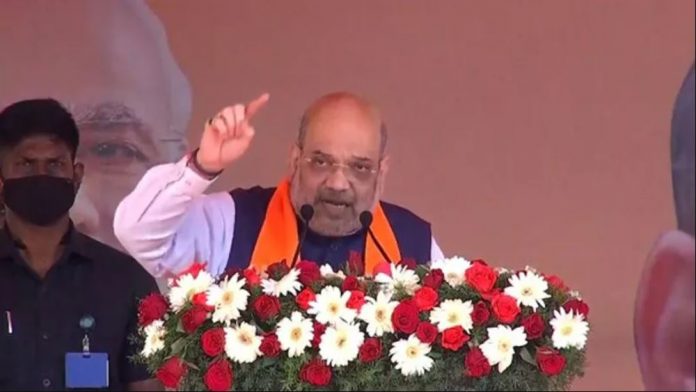 पुडुचेरी में अमित शाह