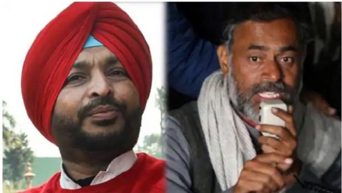 कॉन्ग्रेस सांसद रवनीत सिंह, योगेंद्र यादव