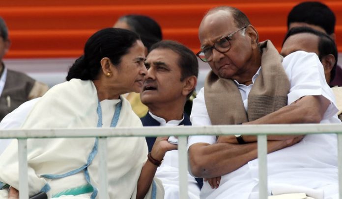 ममता बनर्जी शरद पवार