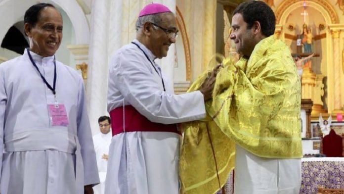 राहुल गाँधी, ननों, ईसाई, केरल