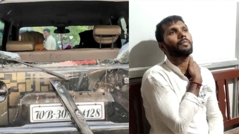 बीजेपी प्रत्याशी और पूर्व क्रिकेटर अशोक डिंडा की गाड़ी पर पत्थरबाजी, पीठ में लगी चोट, कहा- TMC के गुंडों ने किया हमला