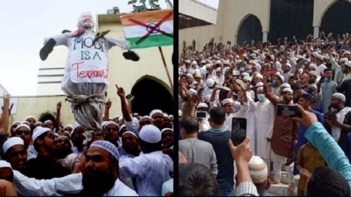 पीएम मोदी, बांग्लादेश प्रोटेस्ट