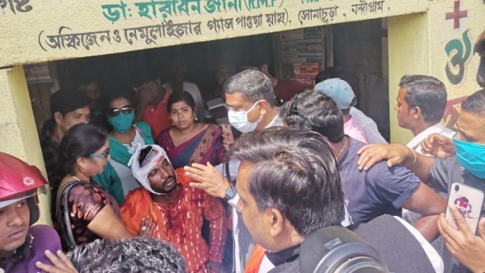 नंदीग्राम, बीजेपी, हमला