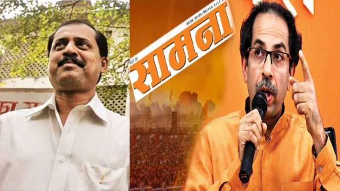 शिवसेना, सामना, सचिन वाजे