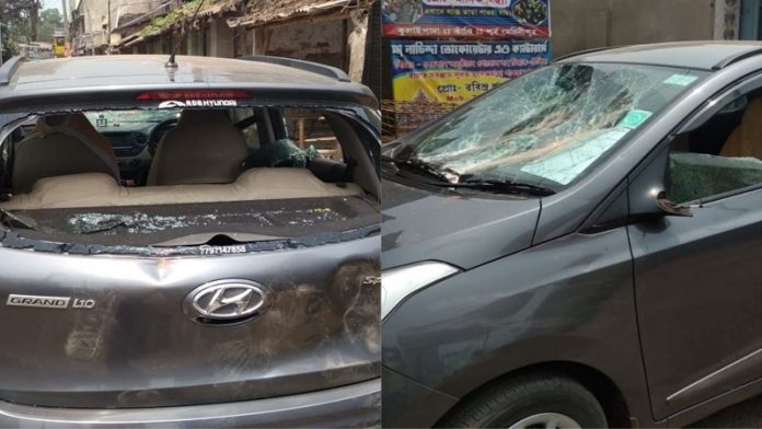 शुभेंदु अधिकारी हमला TMC