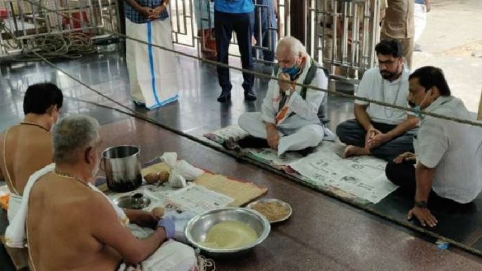 आरिफ मोहम्मद खान, सबरीमाला मंदिर