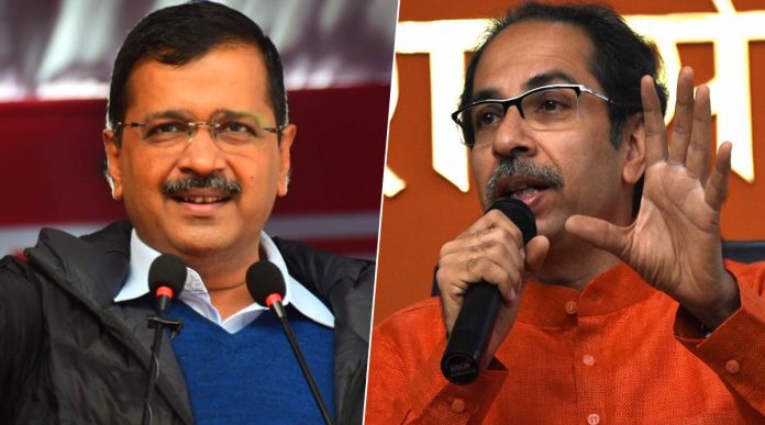 केजरीवाल- उद्धव ठाक