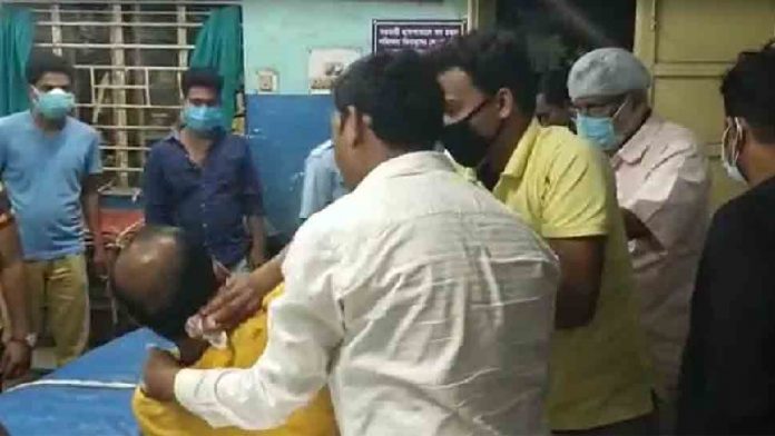 भजपा उम्मीदवार, गोली, गोपाल चंद्र साहा मालदा